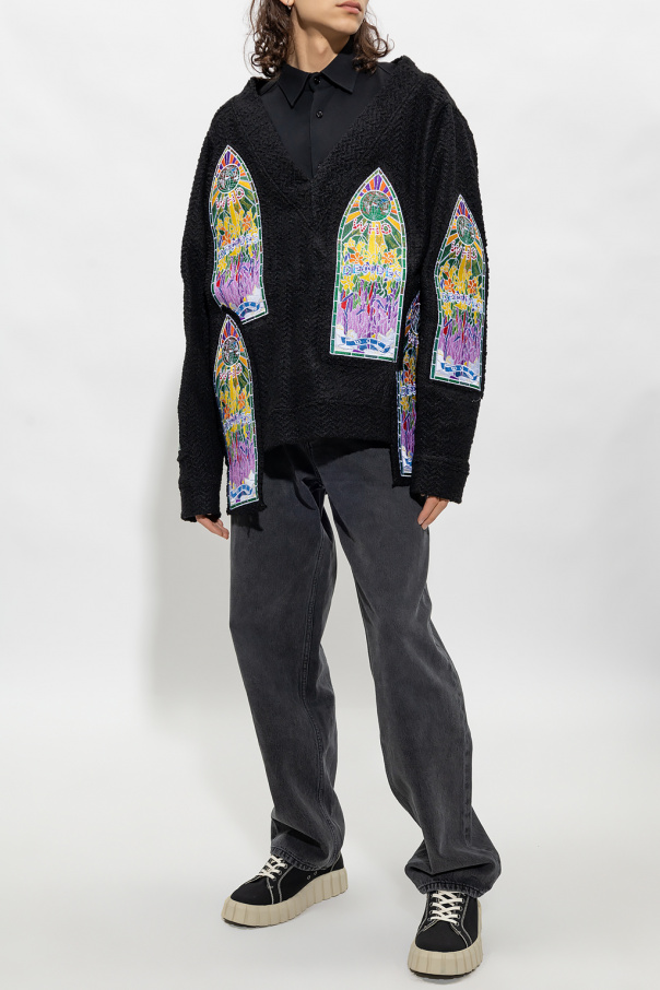 Women's Bon Voyage Hoodie - Sweater with patches Who Decides